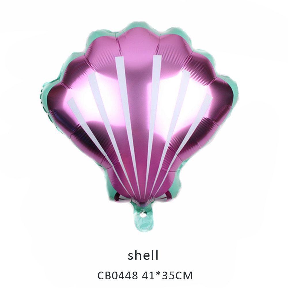 shell foil balloon MOQ 50pcs