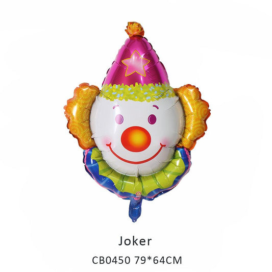 joker foil balloon MOQ 50pcs