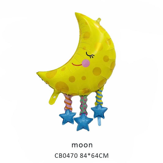 moon foil balloon MOQ 50pcs