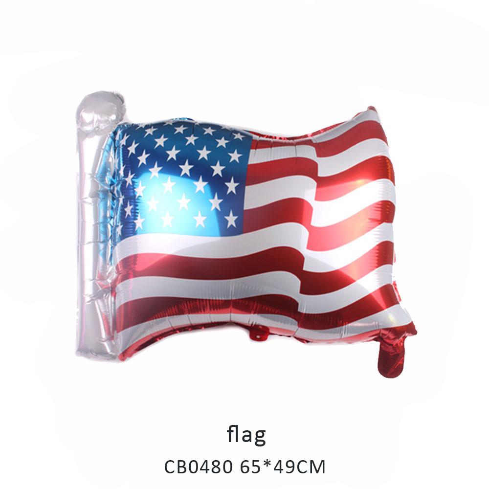 flag foil balloon MOQ 50pcs