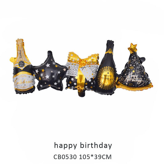 happy birthday foil balloon MOQ 50pcs