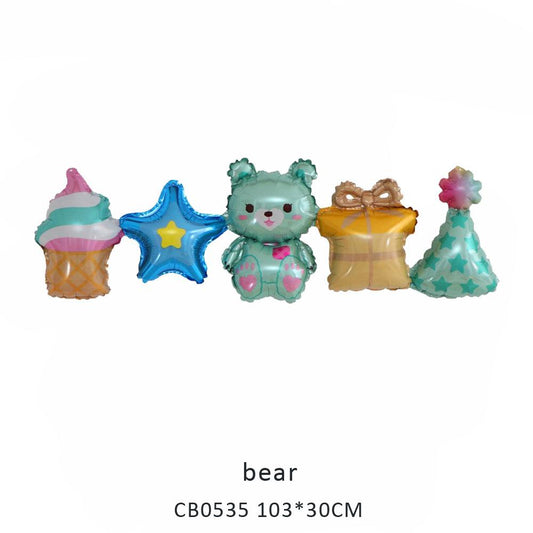 bear foil balloon MOQ 50pcs