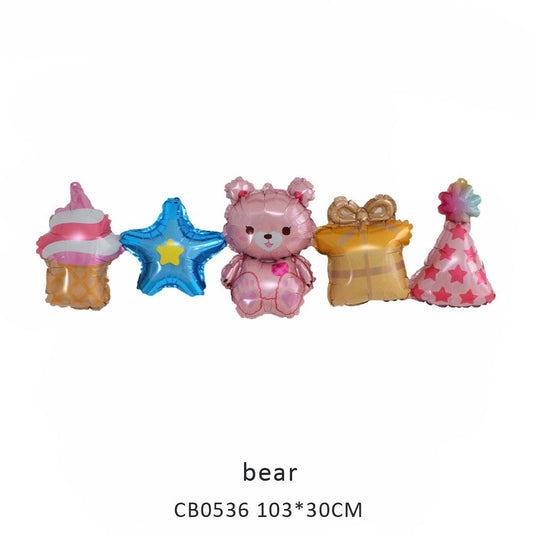 bear foil balloon MOQ 50pcs