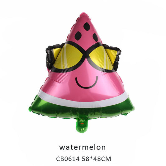 watermelon foil balloon MOQ 50pcs