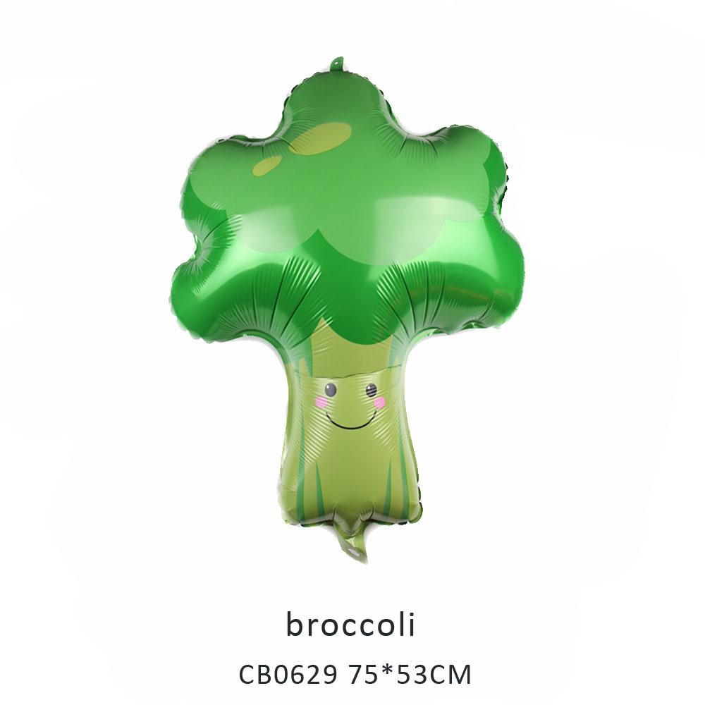 broccoli foil balloon MOQ 50pcs