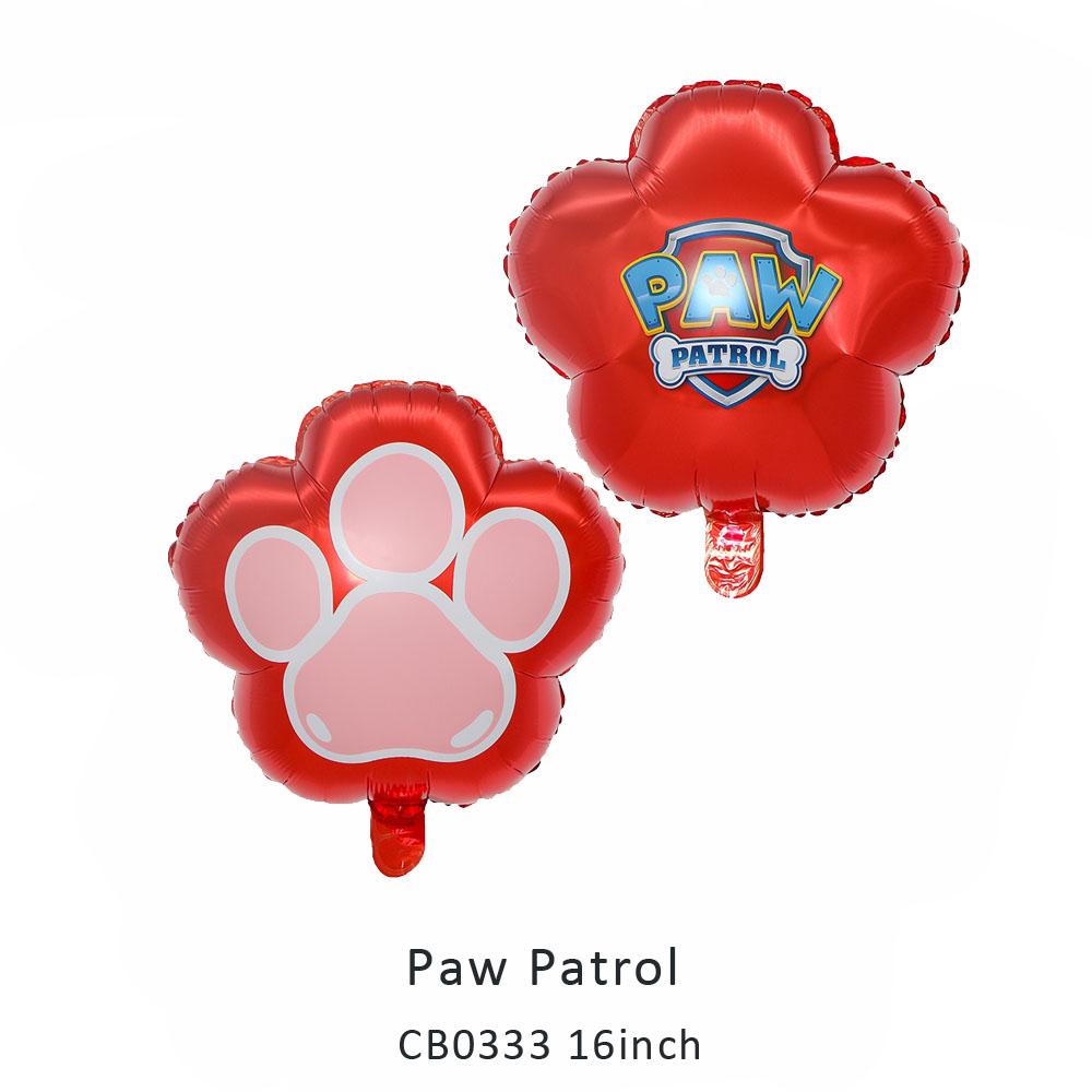 Paw Patrol foil balloon MOQ 50pcs