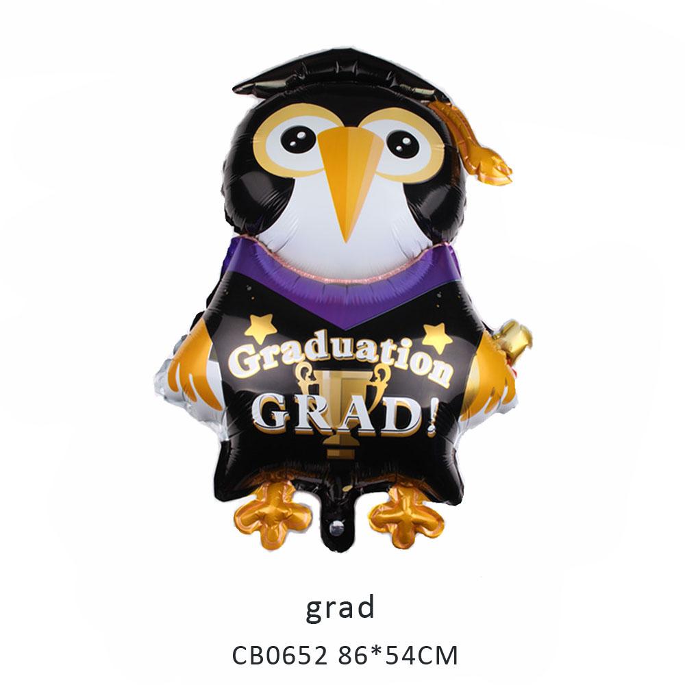 grad foil balloon MOQ 50pcs