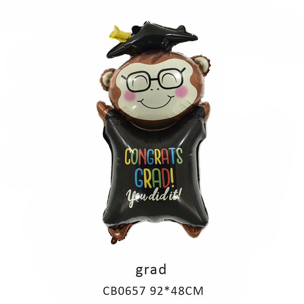 grad foil balloon MOQ 50pcs