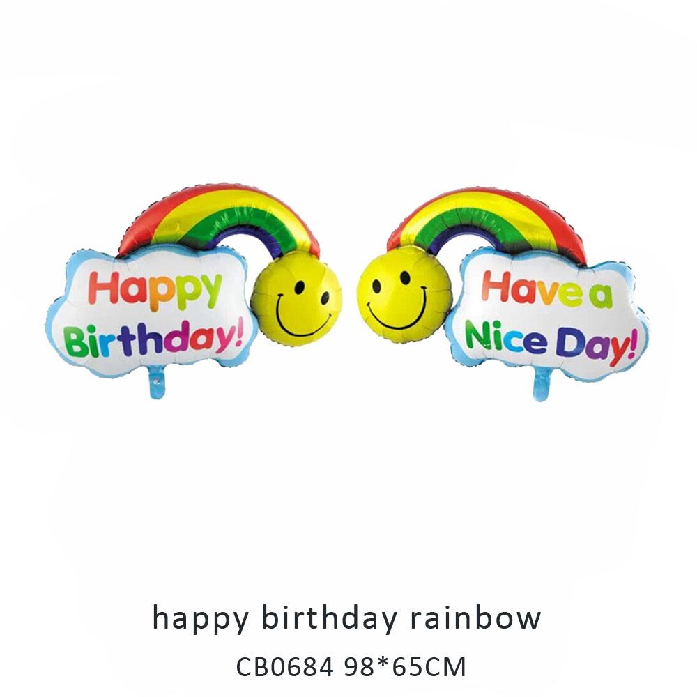 happy birthday foil balloon MOQ 50pcs