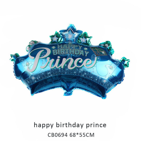 prince foil balloon MOQ 50pcs