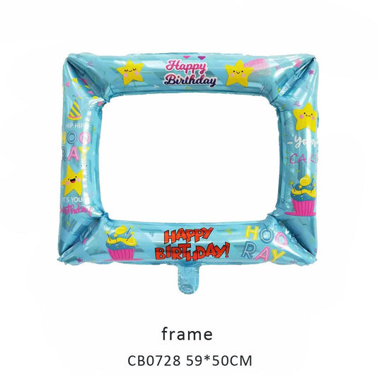 frame foil balloon MOQ 50pcs