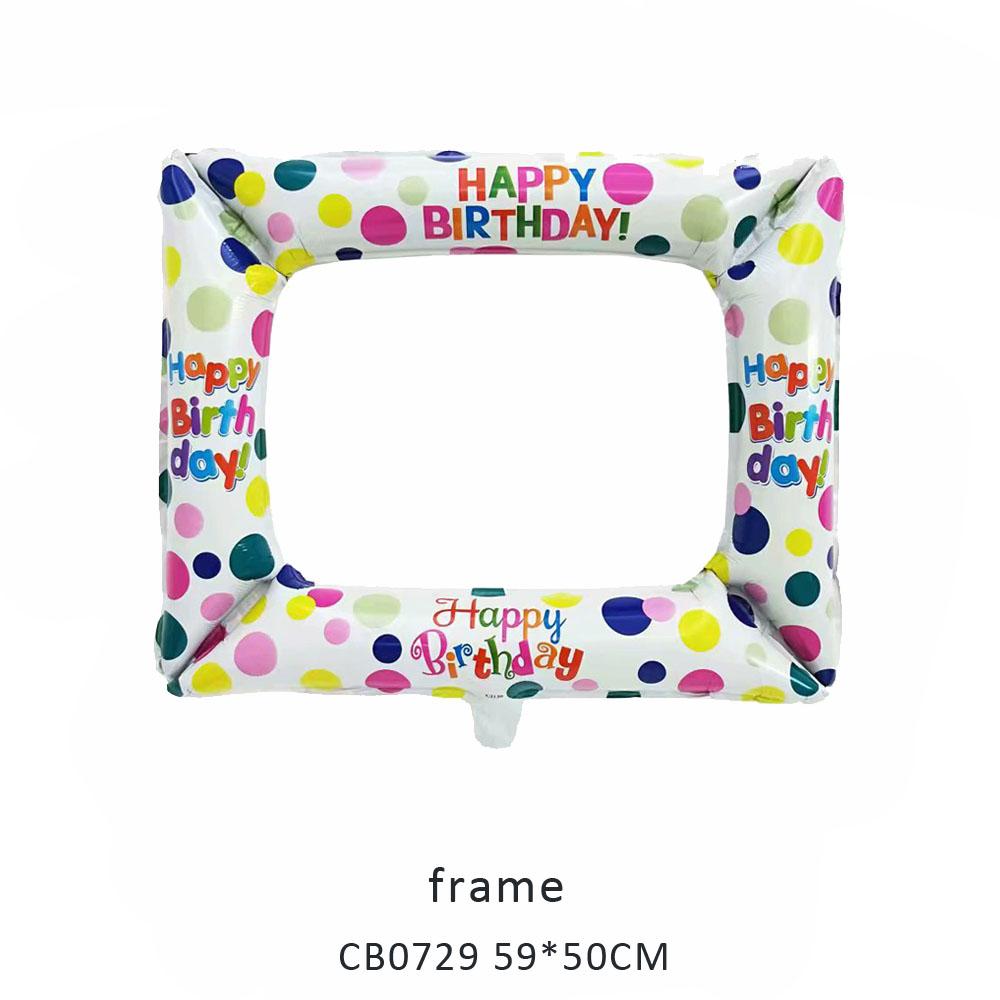 frame foil balloon MOQ 50pcs