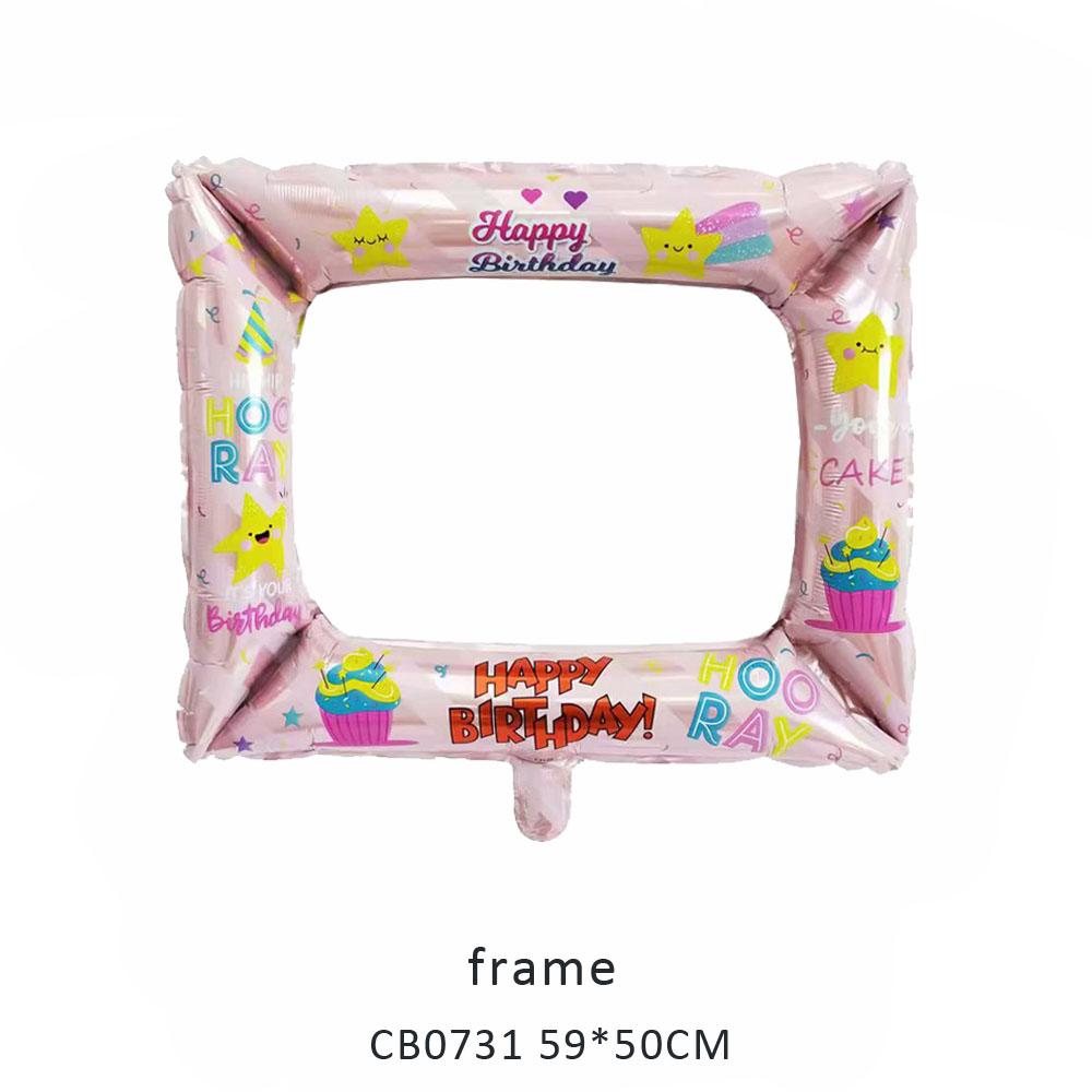 frame foil balloon MOQ 50pcs