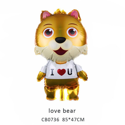 love bear foil balloon MOQ 50pcs