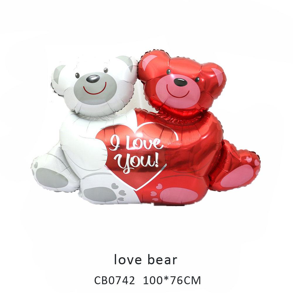 love bear foil balloon MOQ 50pcs