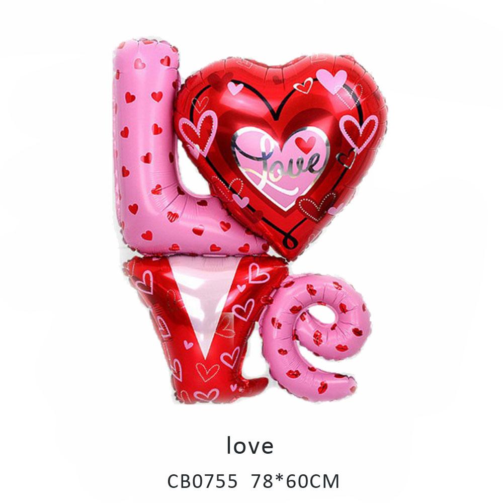 love foil balloon MOQ 50pcs