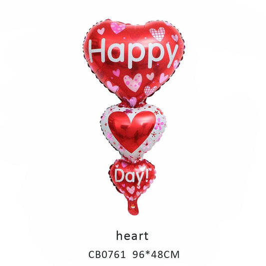 heart foil balloon MOQ 50pcs