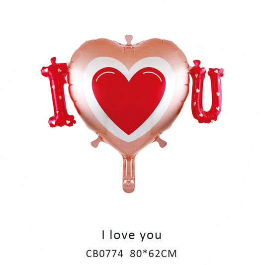 I love you foil balloon MOQ 50pcs