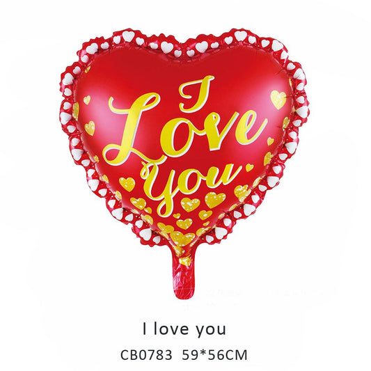 I love you foil balloon MOQ 50pcs