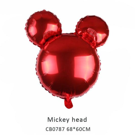 mickey head foil balloon MOQ 50pcs