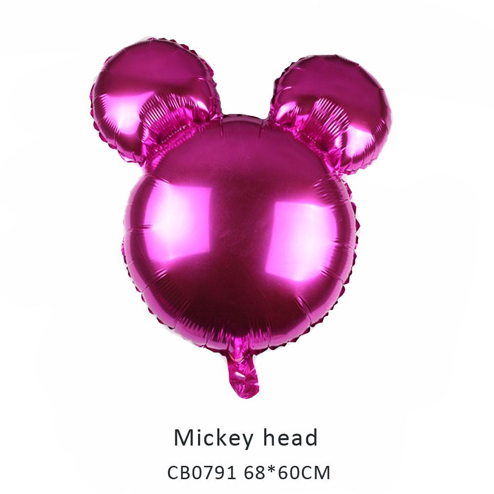 mickey head foil balloon MOQ 50pcs