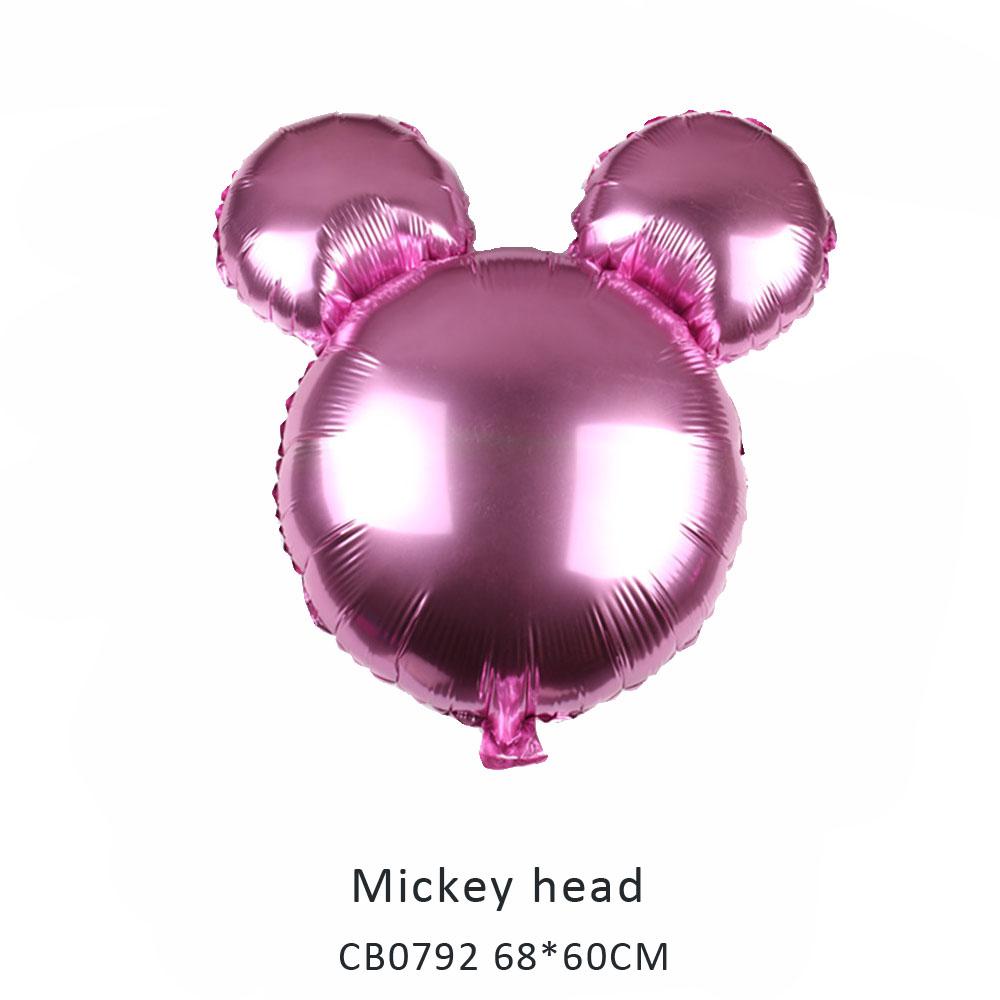 mickey head foil balloon MOQ 50pcs