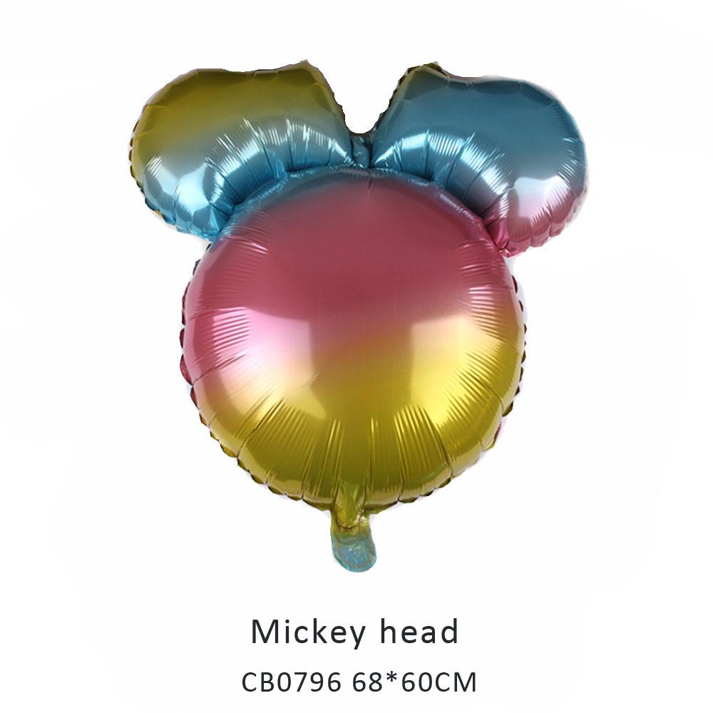 mickey head foil balloon MOQ 50pcs