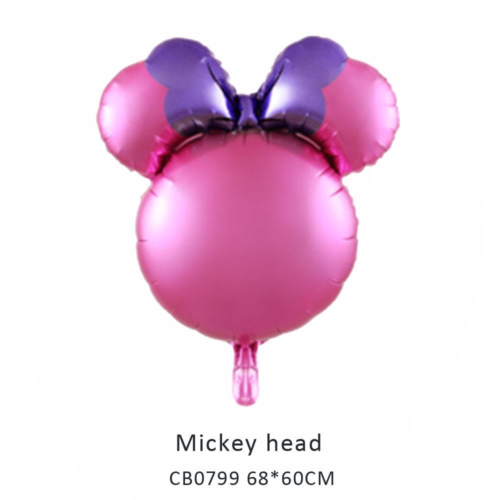 mickey head foil balloon MOQ 50pcs