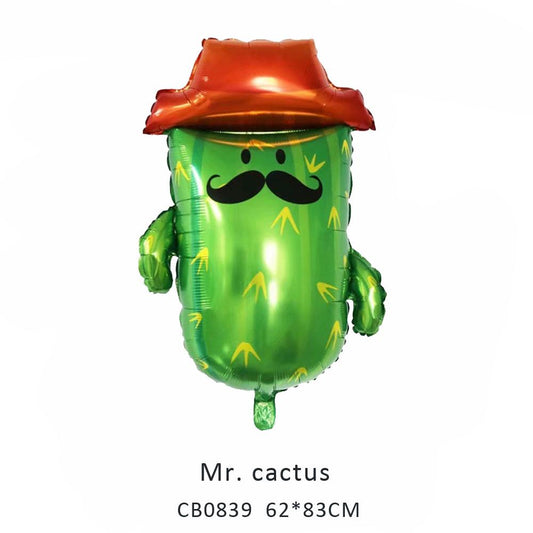 cactus foil balloon MOQ 50pcs