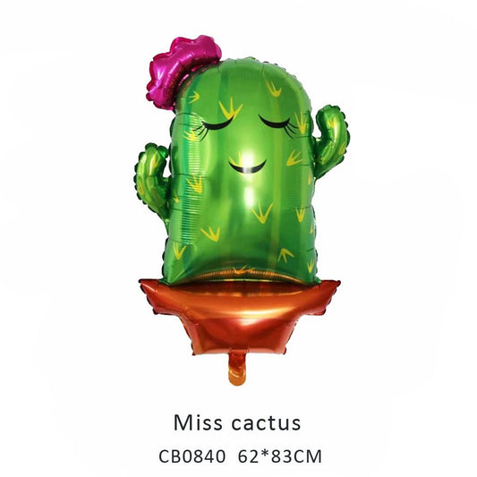 cactus foil balloon MOQ 50pcs