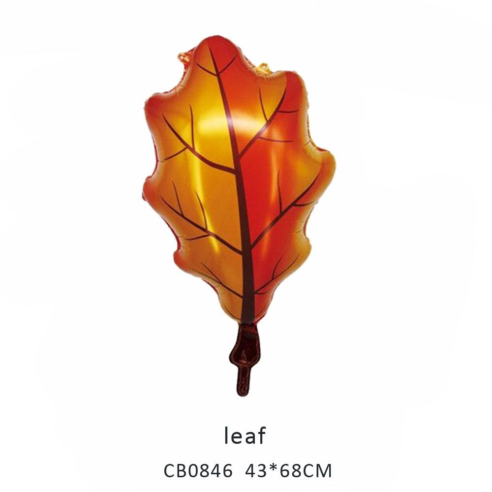 leaf foil balloon MOQ 50pcs