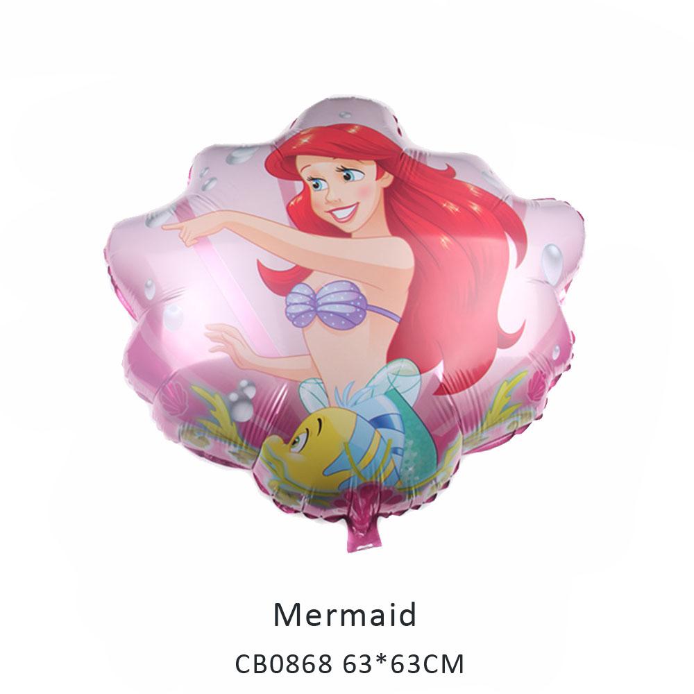 mermaid foil balloon MOQ 50pcs