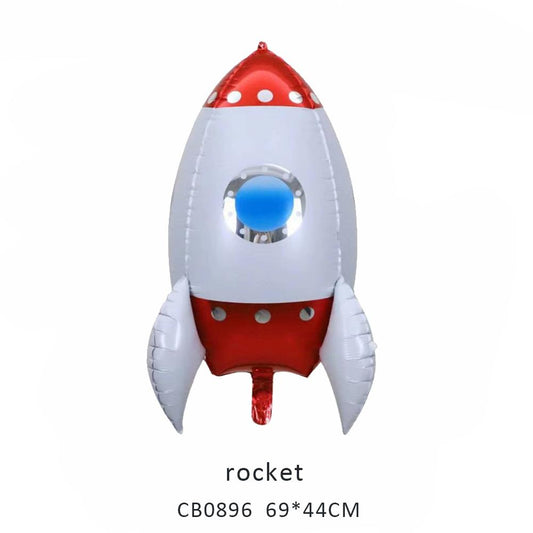 rocket foil balloon MOQ 20pcs