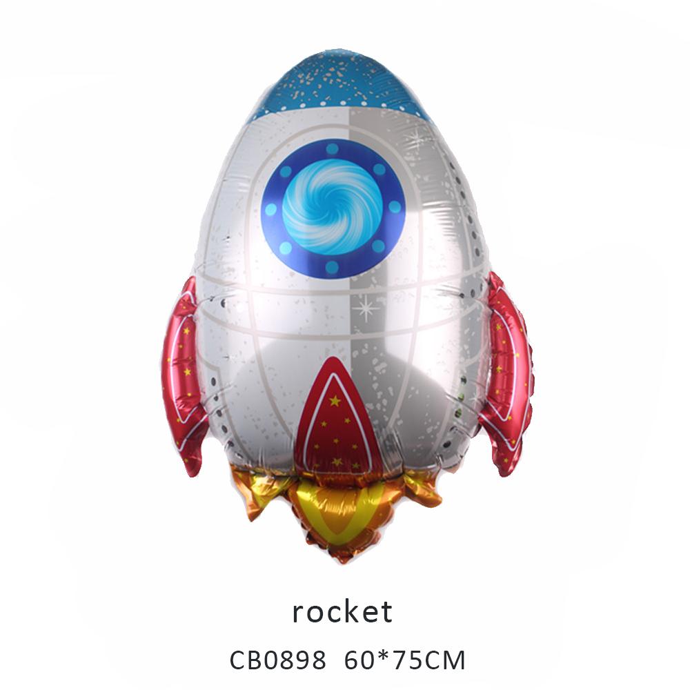 rocket foil balloon MOQ 50pcs