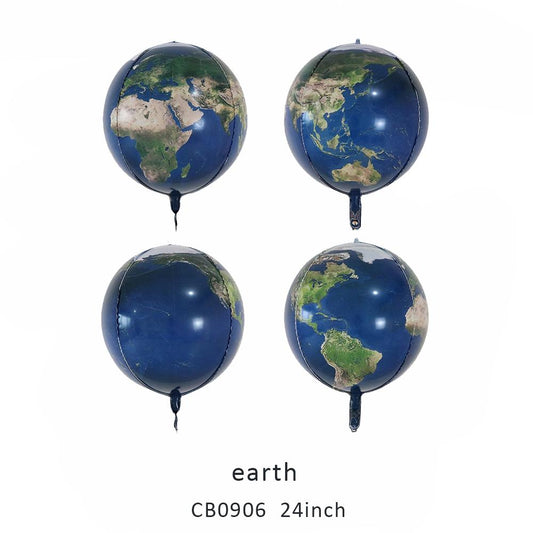 earth foil balloon MOQ 20pcs