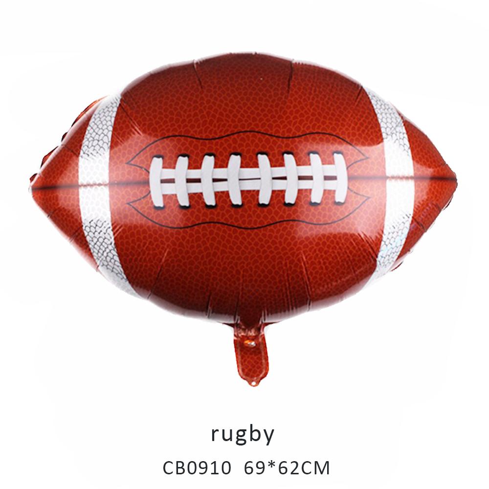 rugby foil balloon MOQ 50pcs