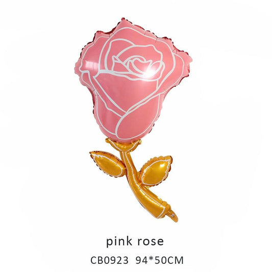 rose foil balloon MOQ 50pcs