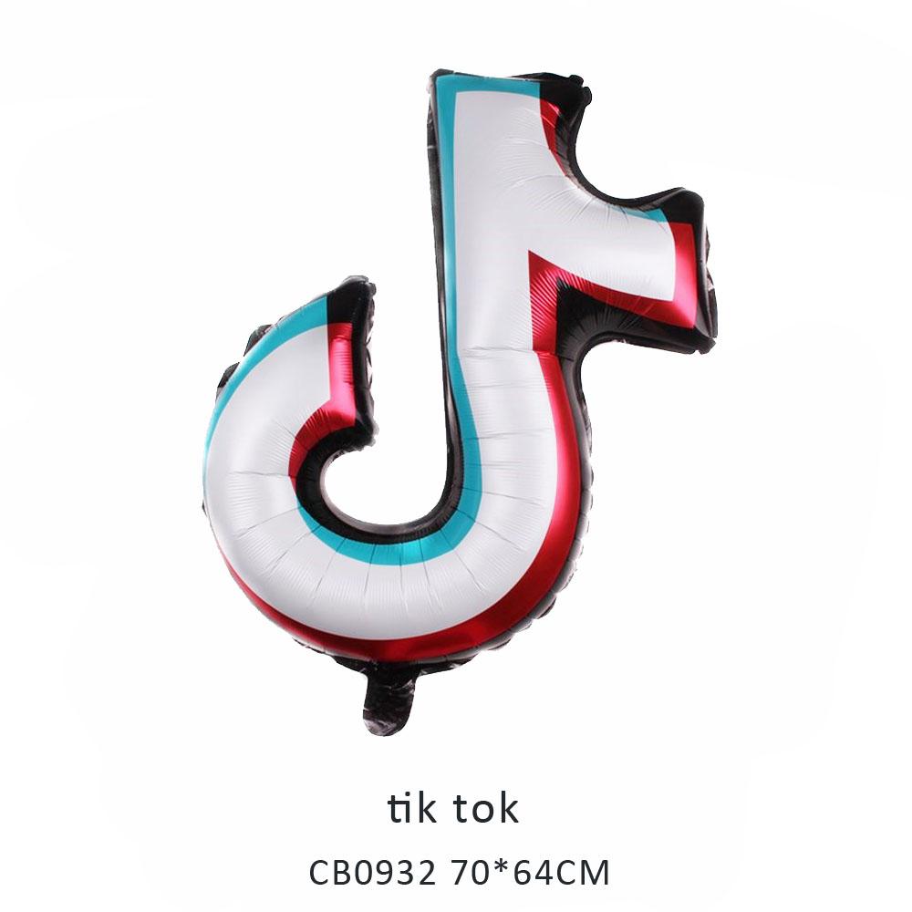 tiktok foil balloon MOQ 50pcs