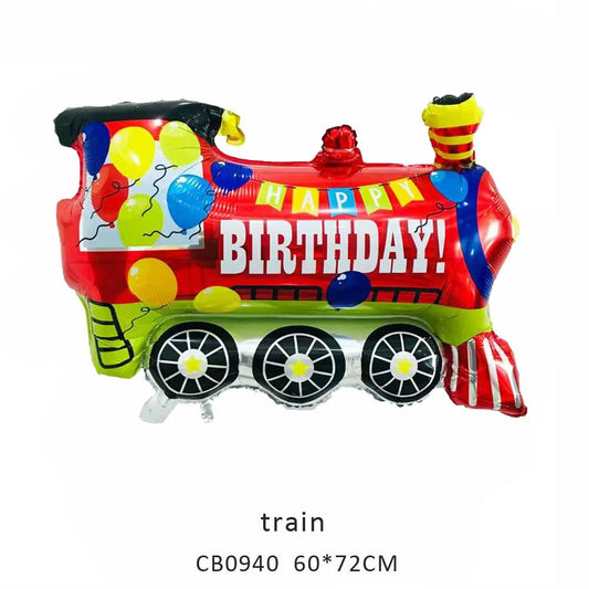 train foil balloon MOQ 50pcs