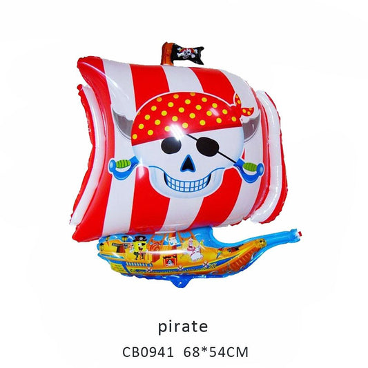 Pirate Ship foil balloon MOQ 50pcs