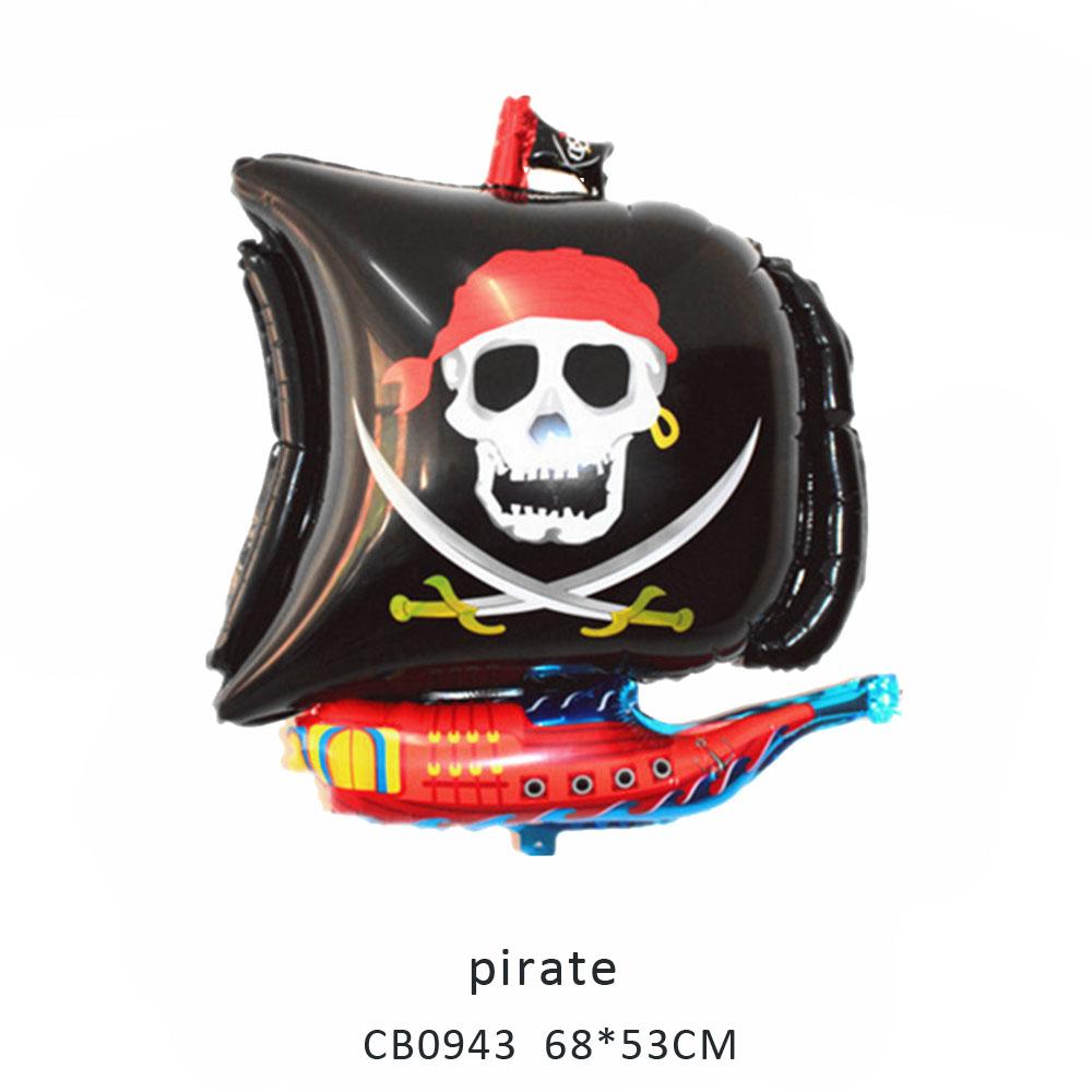 Pirate Ship foil balloon MOQ 50pcs