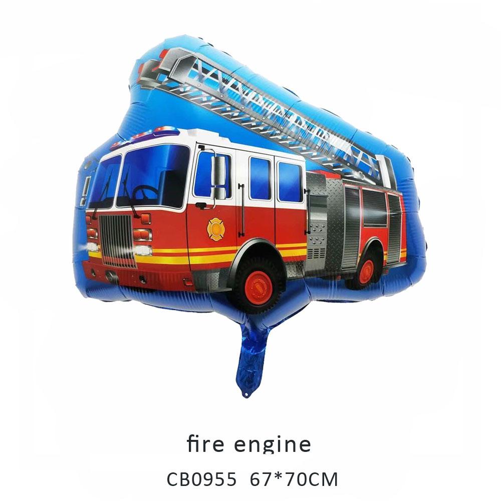 fire engine foil balloon MOQ 50pcs