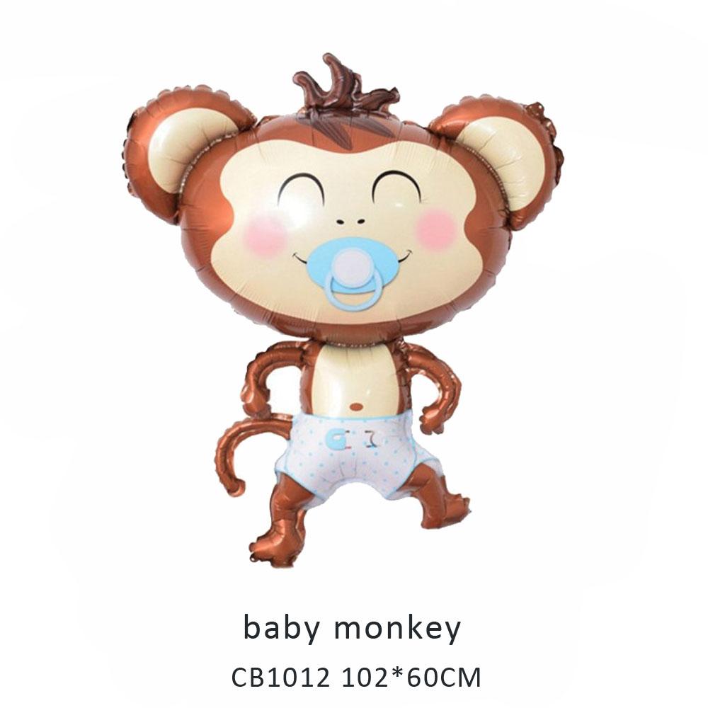 baby monkey foil balloon MOQ 50pcs