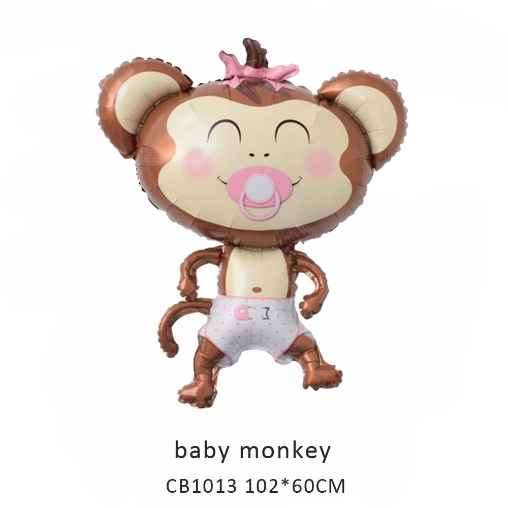 baby monkey foil balloon MOQ 50pcs