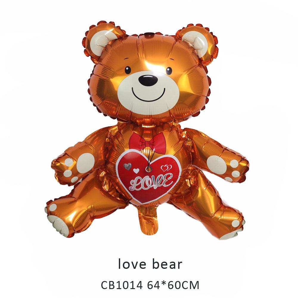 love bear foil balloon MOQ 50pcs