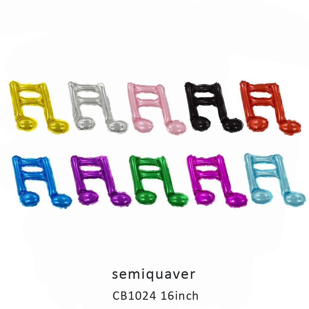 semiquaver foil balloon MOQ 50pcs